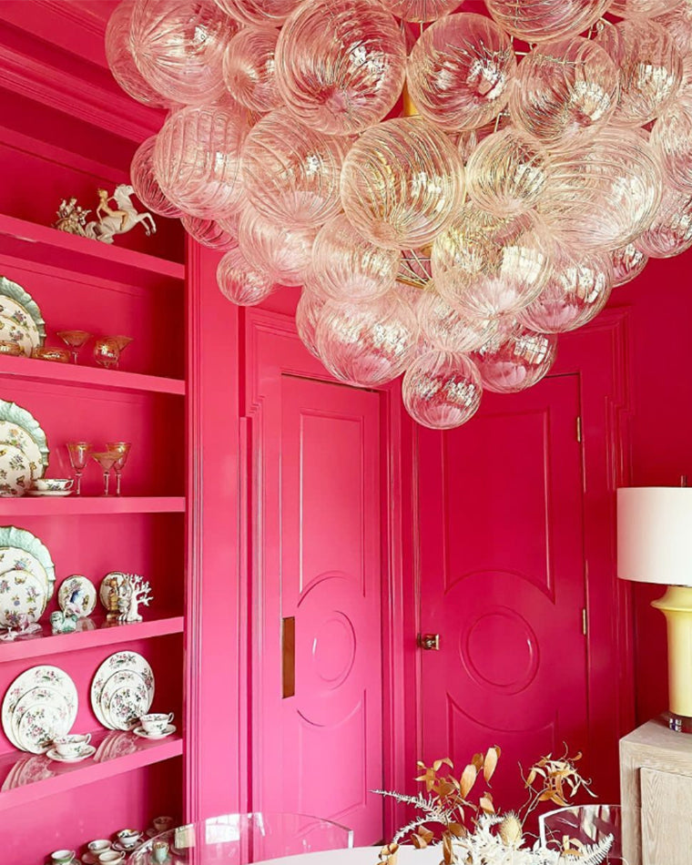 WOMO Textured Glass Bubble Chandelier-WM2180