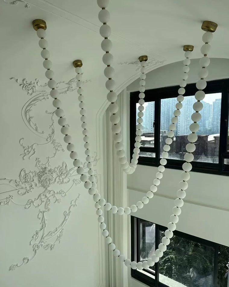 WOMO X-Pearl Necklace Chandelier-WM2805