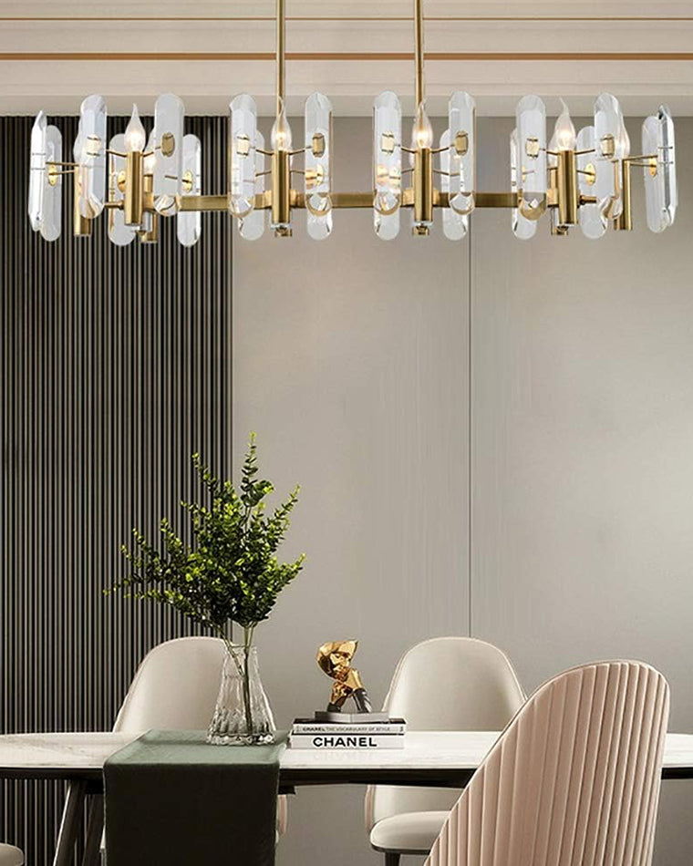 WOMO Linear Crystal Chandelier-WM2459
