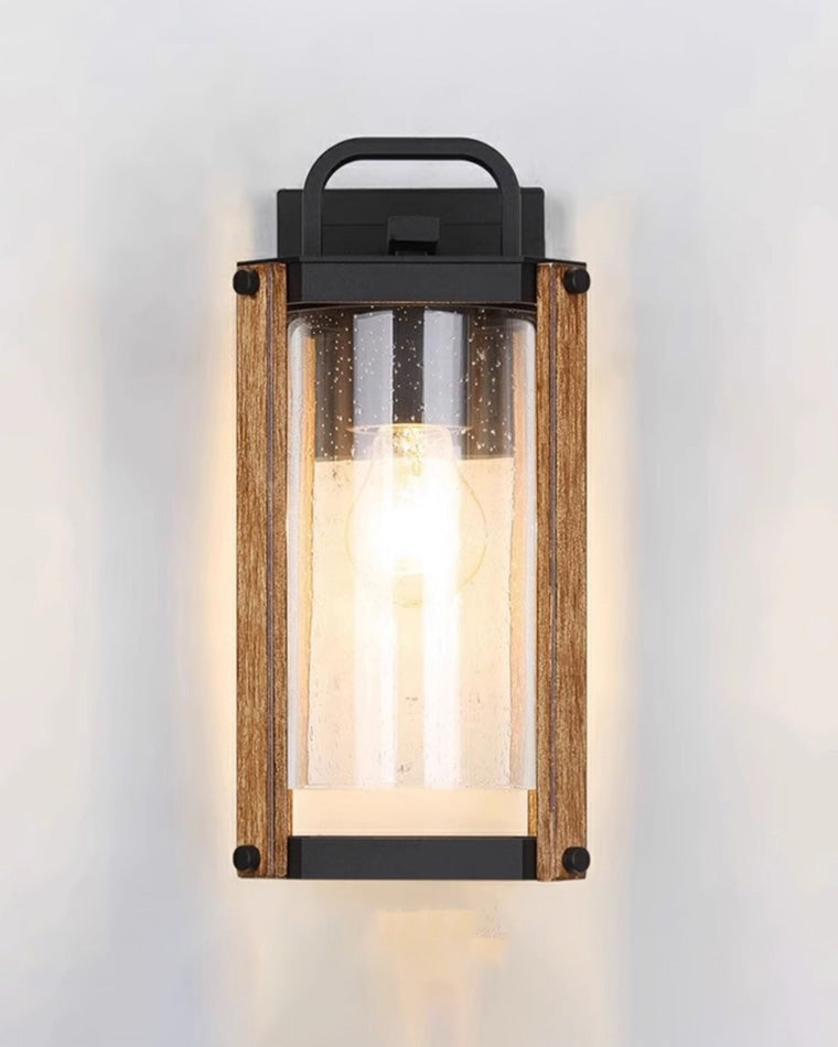 WOMO Rustic Outdoor Wall Lantern-WM9147