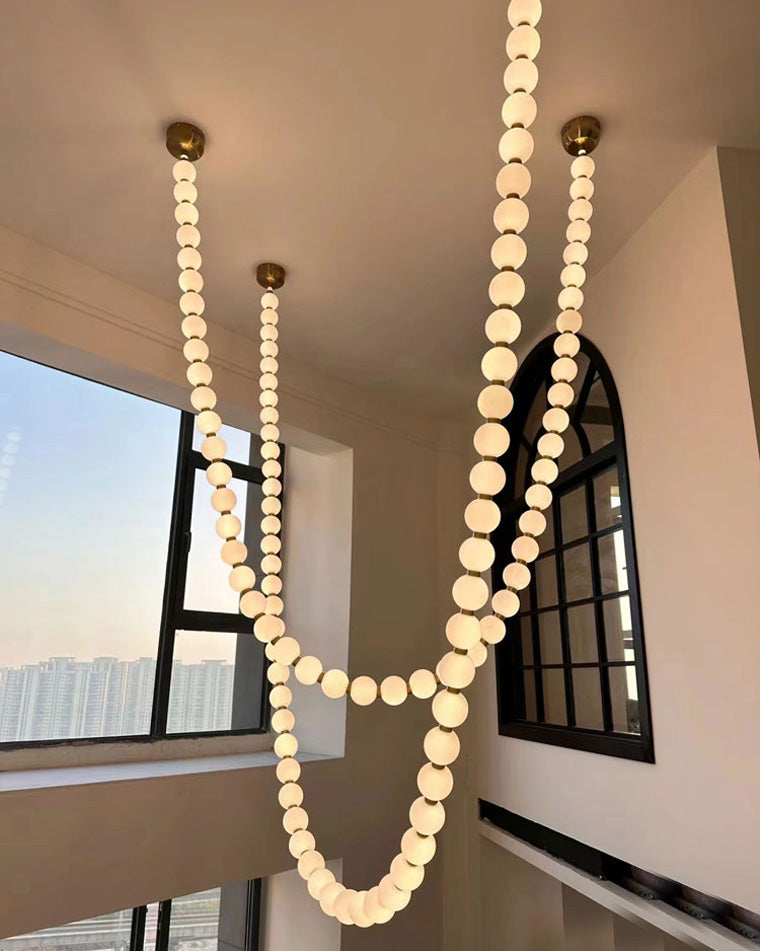 WOMO X-Pearl Necklace Chandelier-WM2805