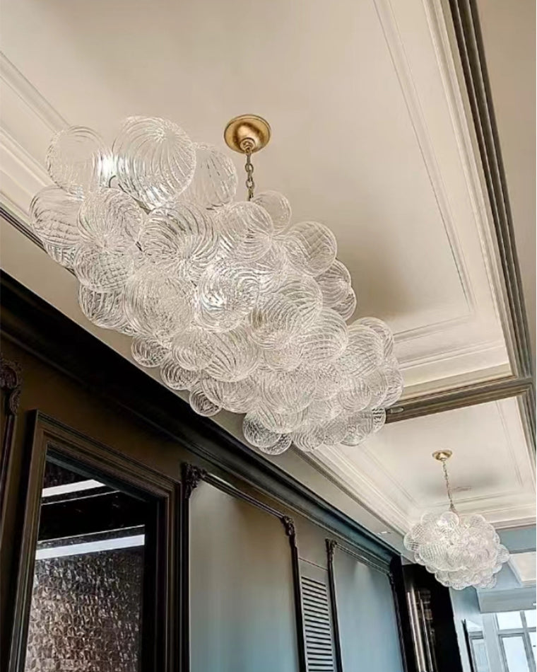 WOMO Textured Glass Bubble Chandelier-WM2180