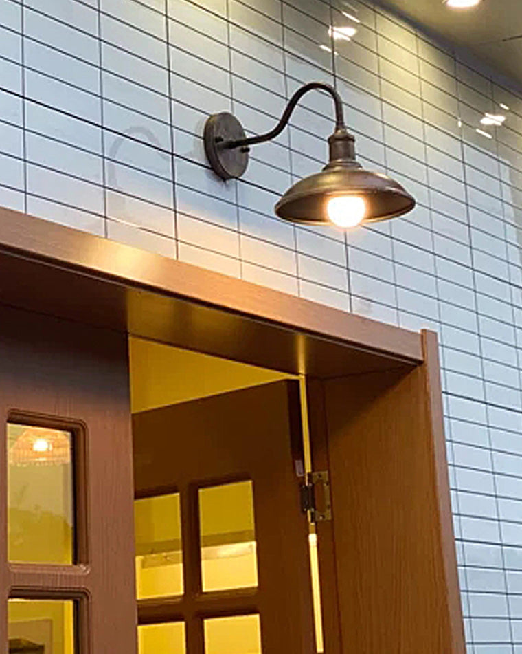 WOMO Gooseneck Barn Wall Lamp-WM9143