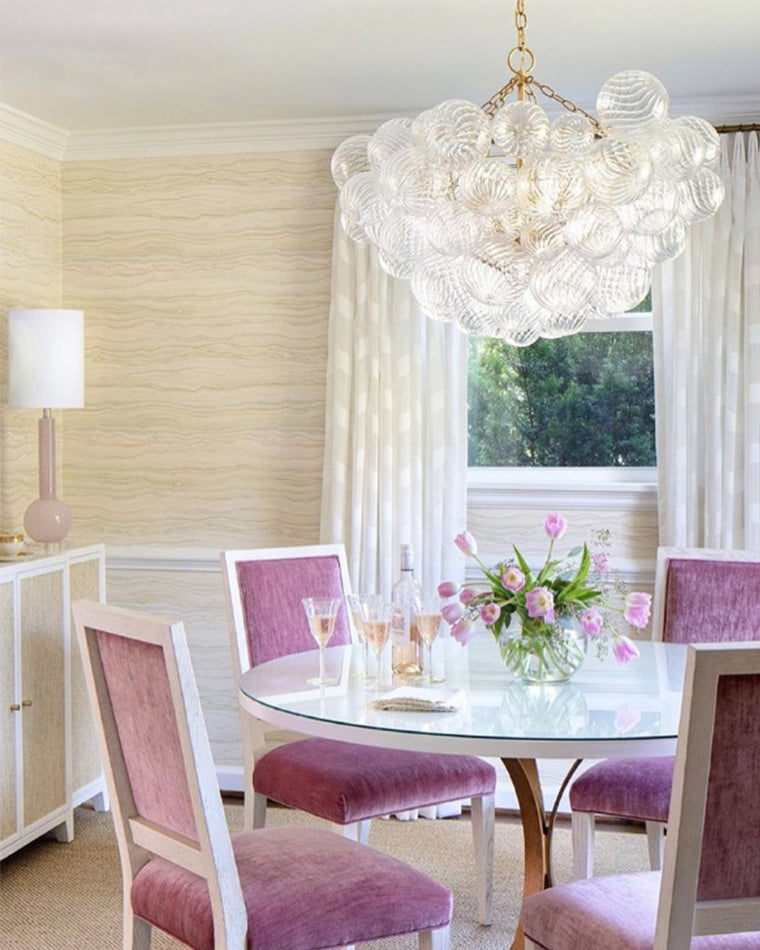 WOMO Textured Glass Bubble Chandelier-WM2180