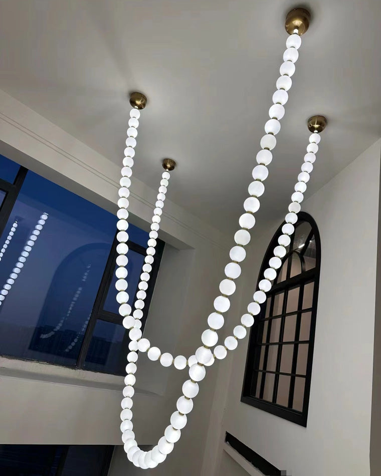 WOMO X-Pearl Necklace Chandelier-WM2805