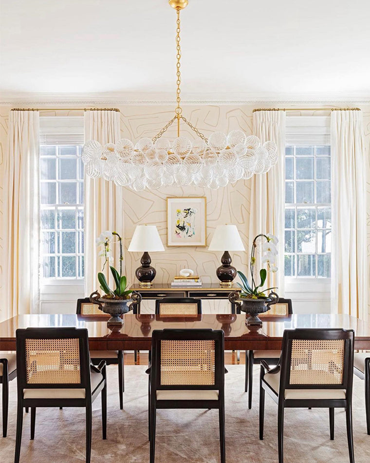 WOMO Textured Glass Bubble Chandelier-WM2180