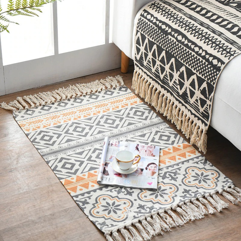 HomeQuill‚Ñ¢ Decorative Aztec Rug - Nordic Side - 