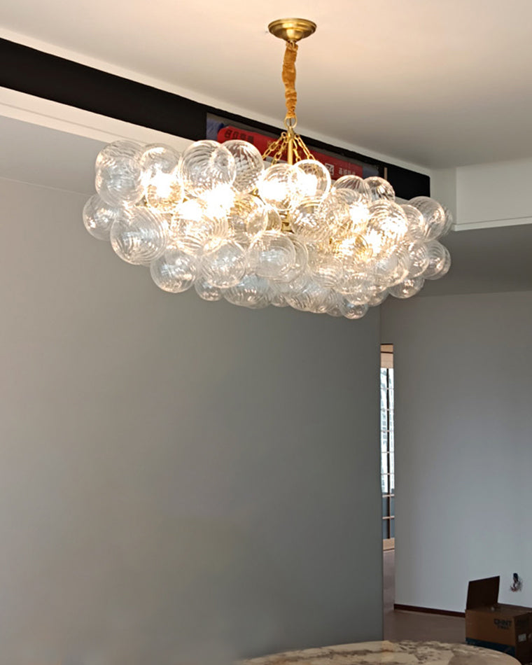 WOMO Textured Glass Bubble Chandelier-WM2180
