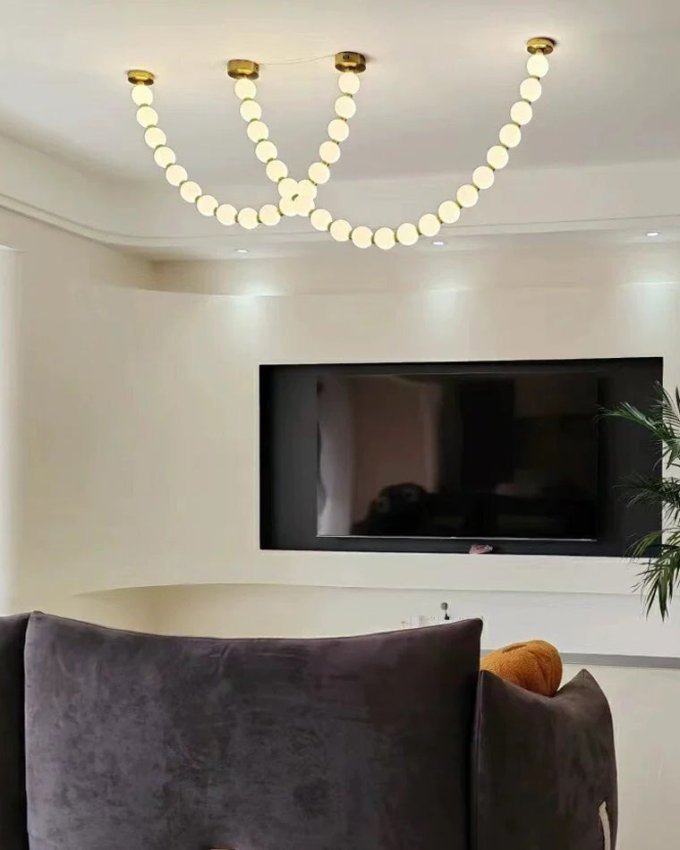 WOMO X-Pearl Necklace Chandelier-WM2805