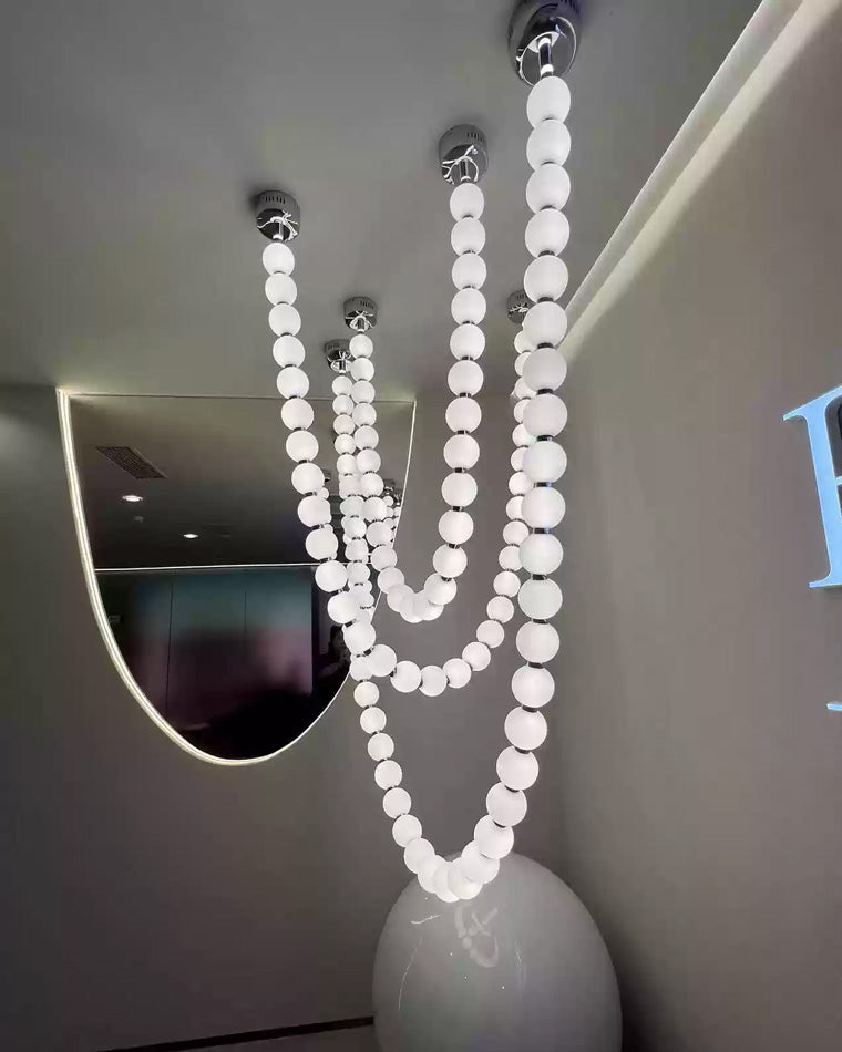 WOMO X-Pearl Necklace Chandelier-WM2805