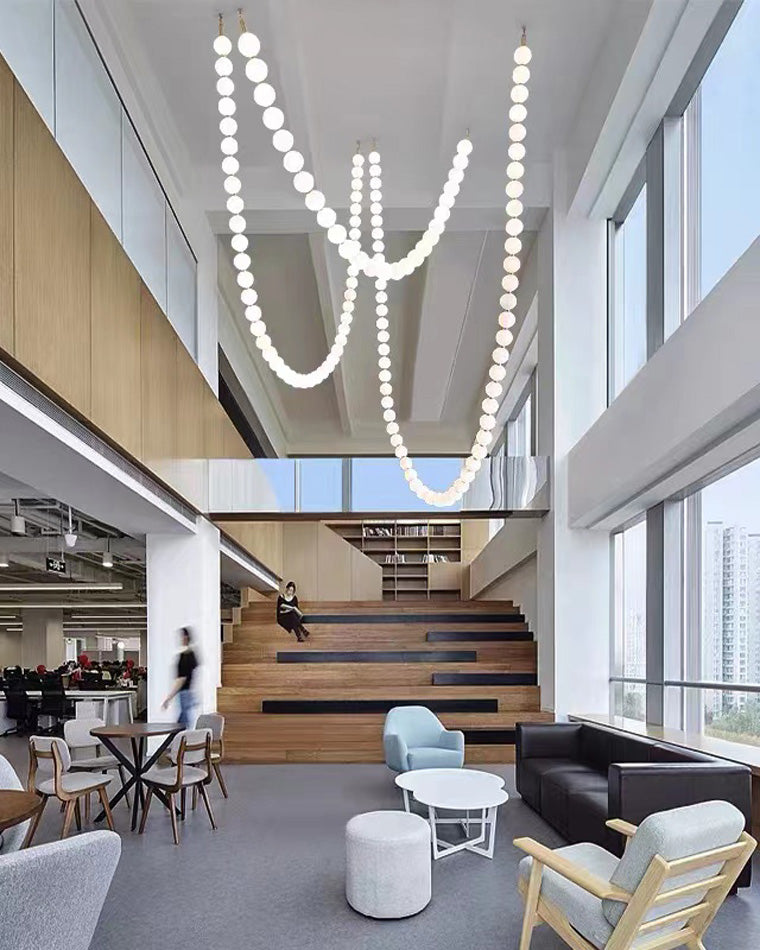 WOMO X-Pearl Necklace Chandelier-WM2805