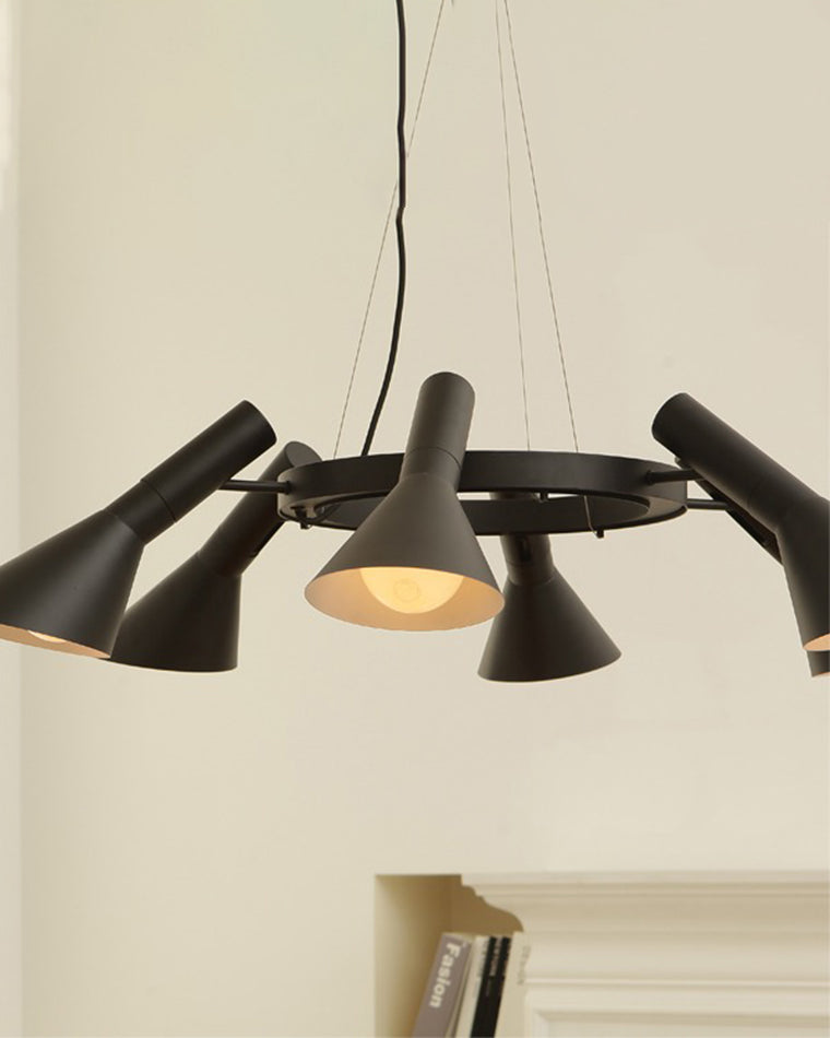 WOMO Adjustable 6 Light Cone Chandelier-WM2510