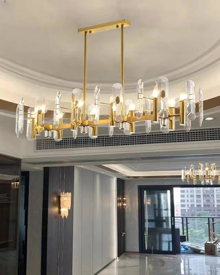 WOMO Linear Crystal Chandelier-WM2459