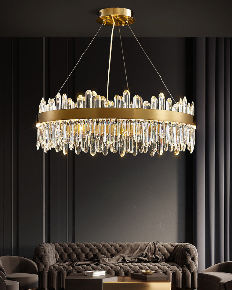 WOMO Round Crystal Chandelier-WM2488
