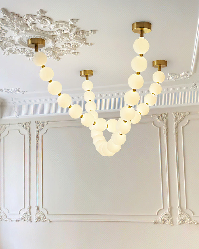 WOMO X-Pearl Necklace Chandelier-WM2805