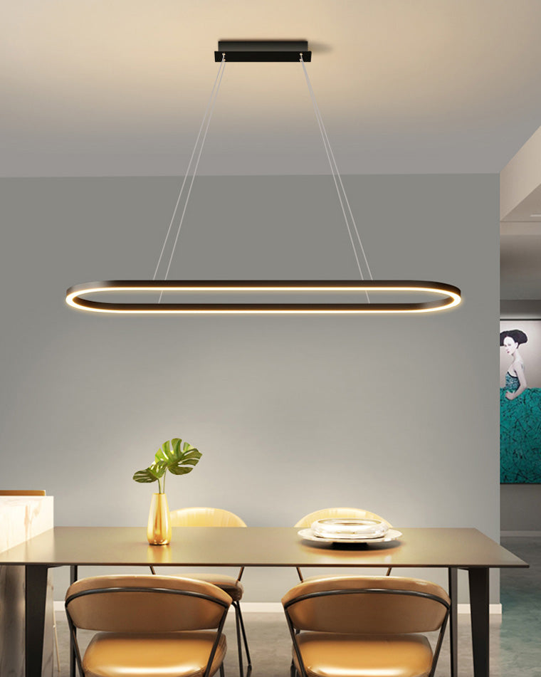 WOMO Long Oval Pendant Light-WM2434