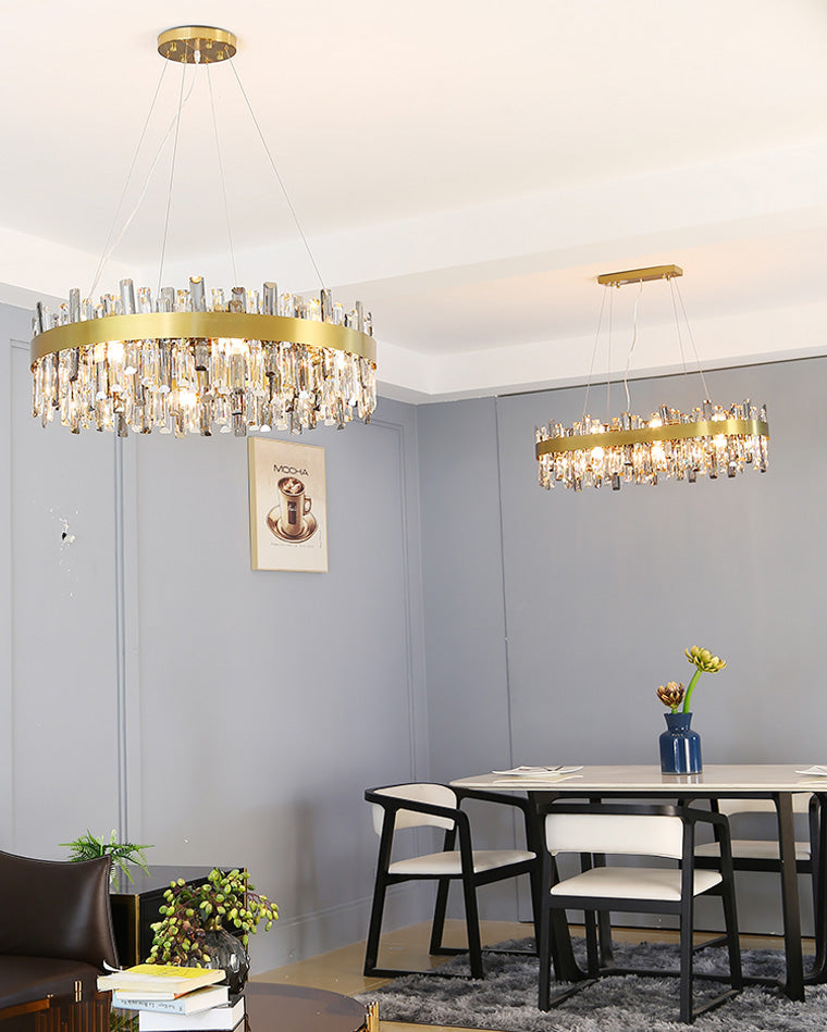 WOMO Round Crystal Chandelier-WM2487