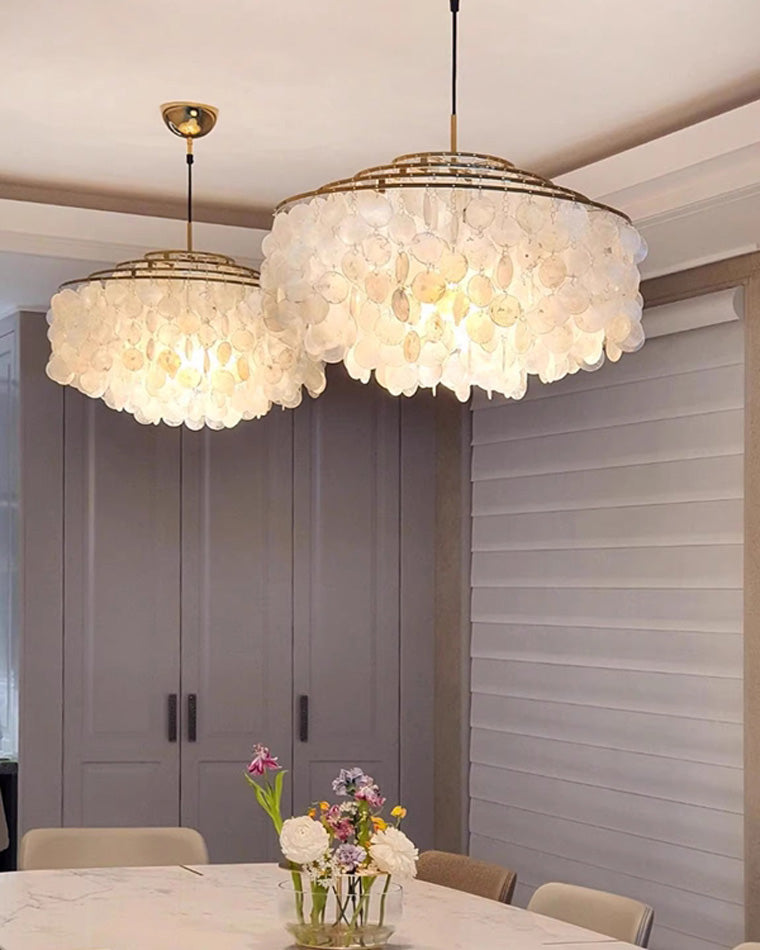 WOMO Mother of Pearl Chandelier-WM2346