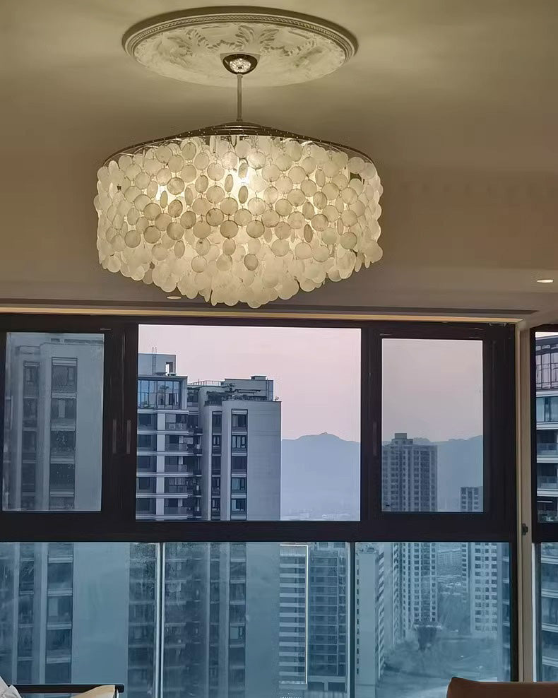 WOMO Mother of Pearl Chandelier-WM2346