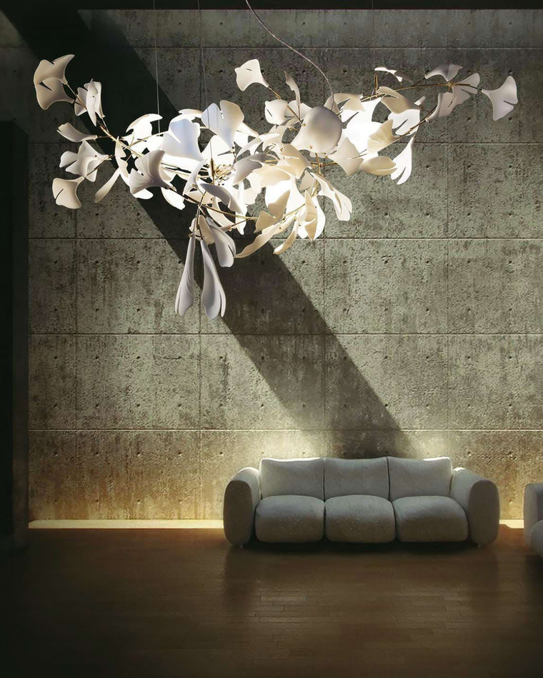 WOMO Gingko Long Chandelier-WM2430