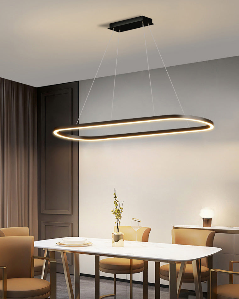 WOMO Long Oval Pendant Light-WM2434