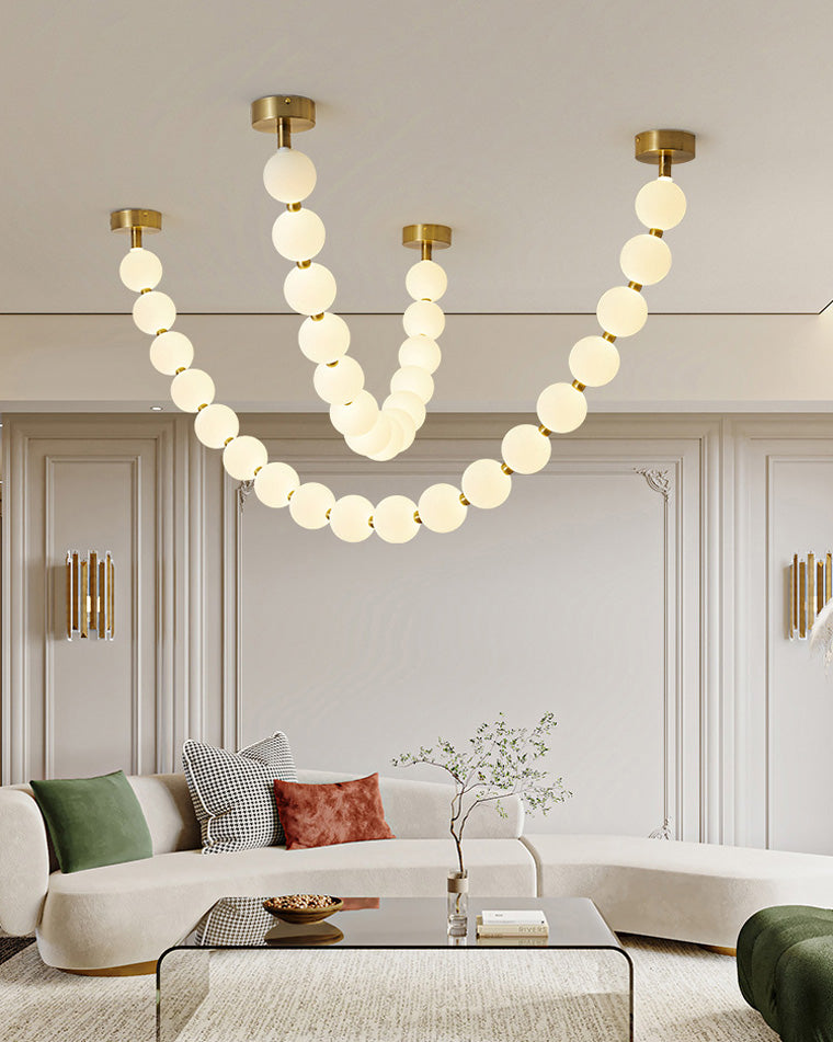 WOMO X-Pearl Necklace Chandelier-WM2805