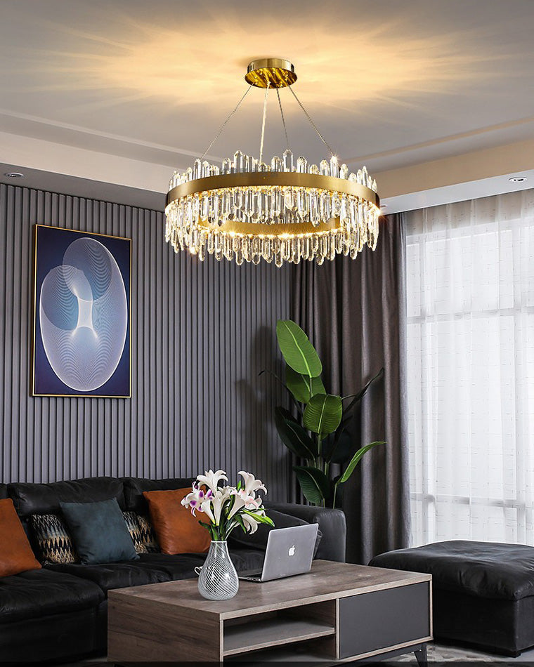 WOMO Round Crystal Chandelier-WM2488