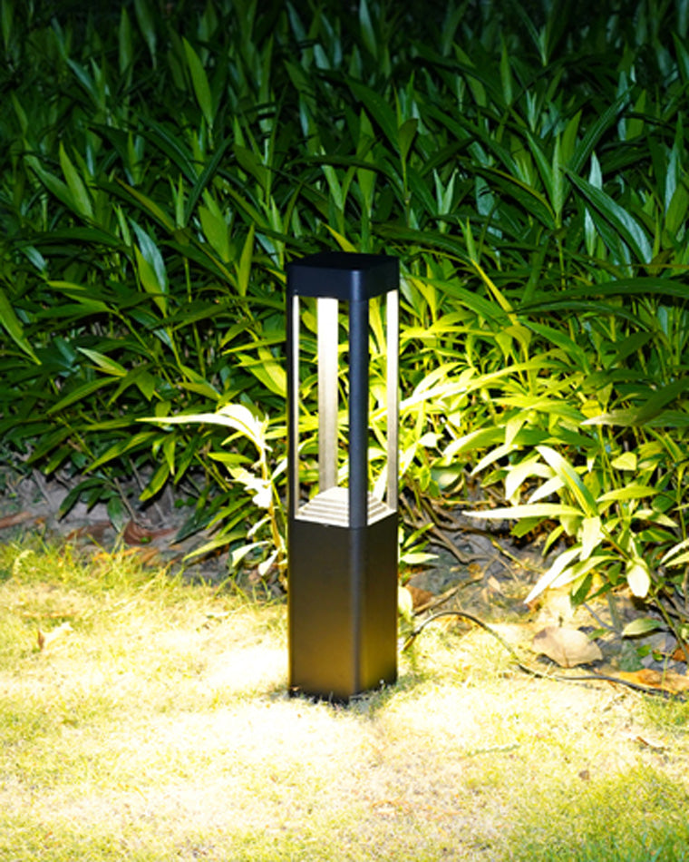 WOMO Square Solar Bollard Light-WM9111