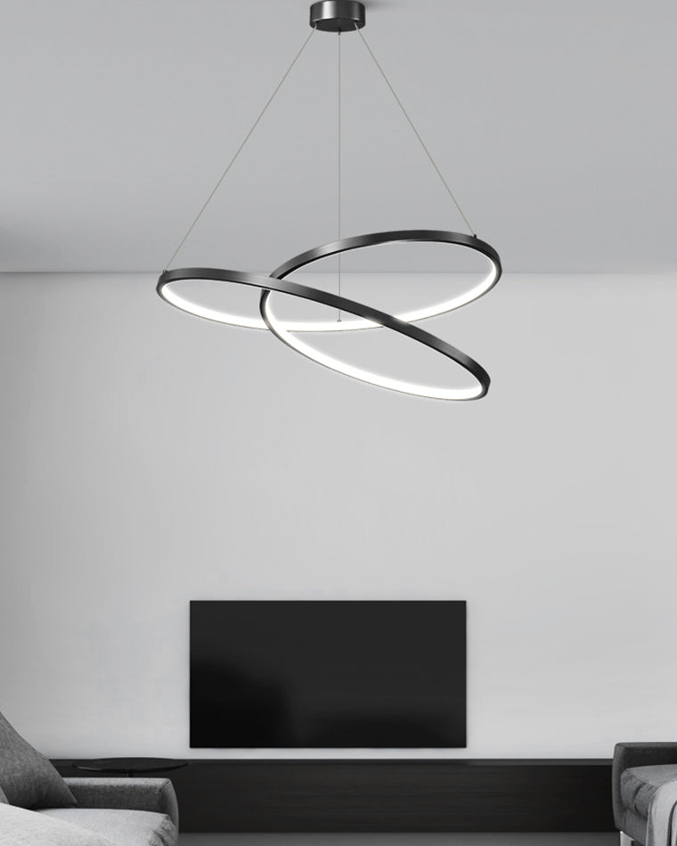 WOMO Brass Swirl Led Pendant Light-WM2354