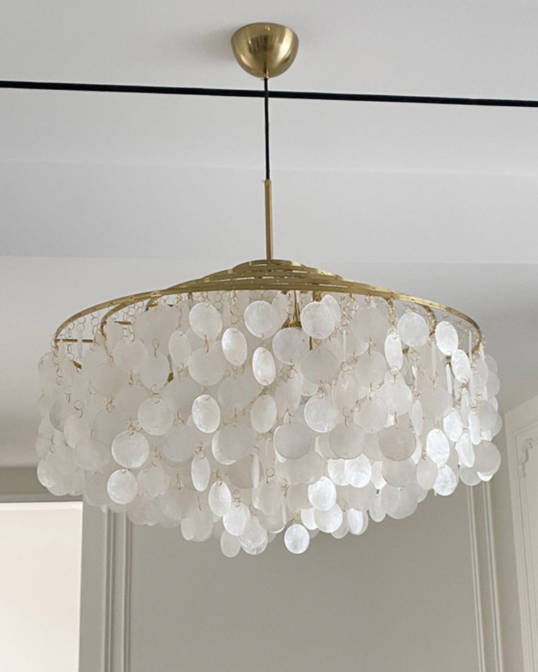 WOMO Mother of Pearl Chandelier-WM2346