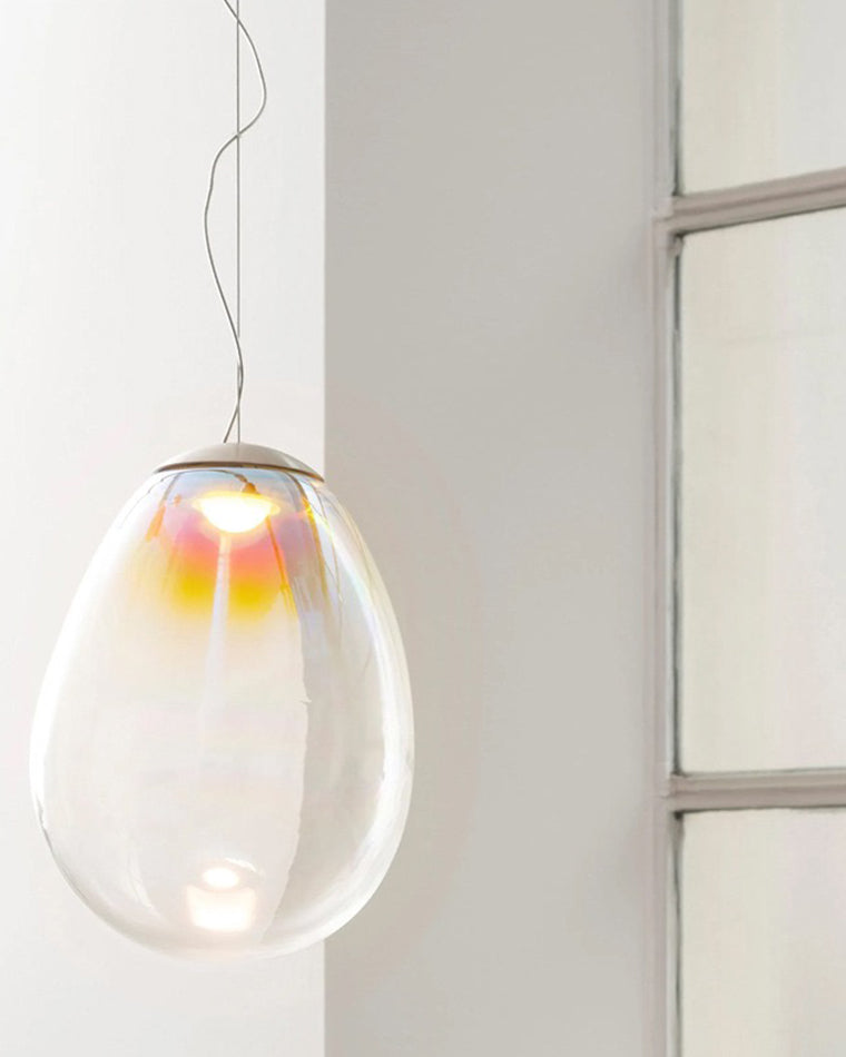 WOMO Iridescent Glass Bubble Pendant Light-WM2502
