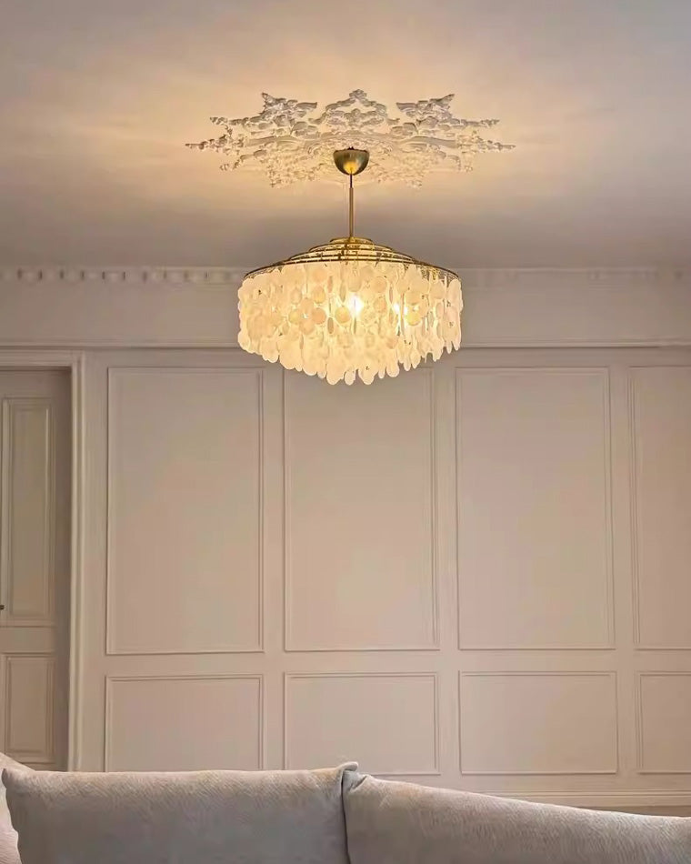 WOMO Mother of Pearl Chandelier-WM2346