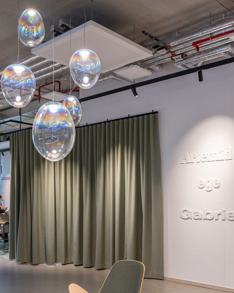 WOMO Iridescent Glass Bubble Pendant Light-WM2502