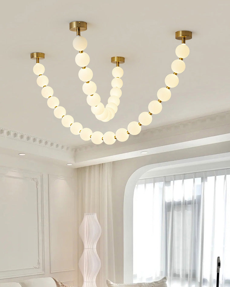 WOMO X-Pearl Necklace Chandelier-WM2805