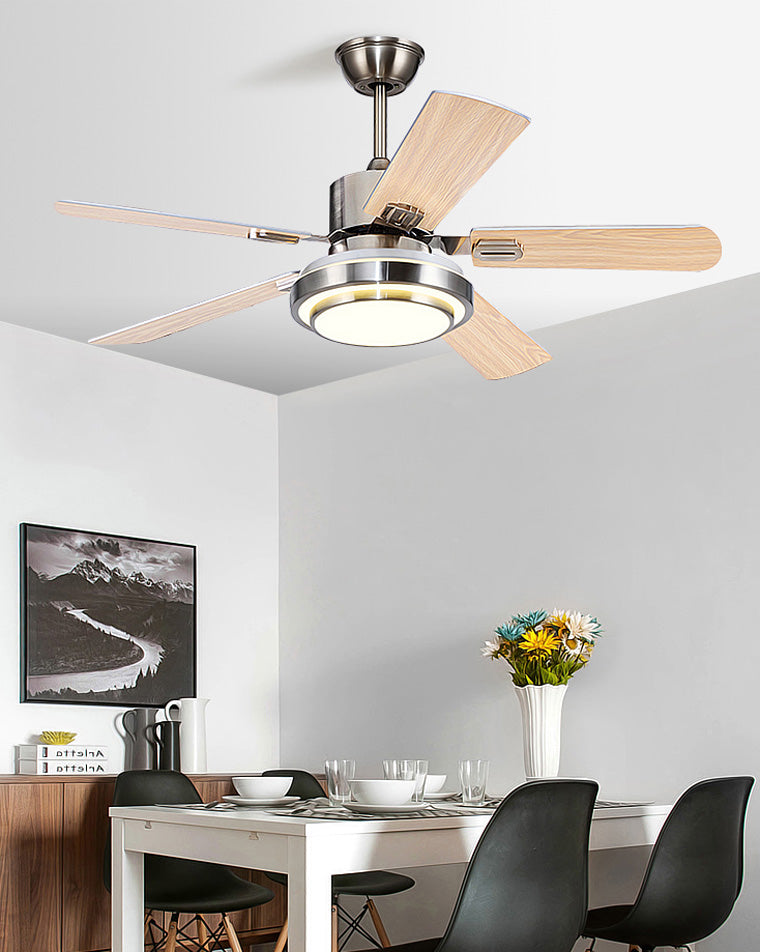 WOMO Stainless Steel Ceiling Fan Lamp-WM5057