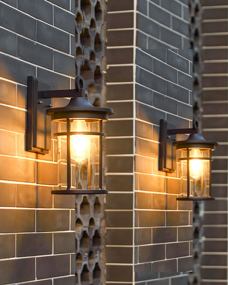 WOMO Cylinder Outdoor Wall Lantern-WM9155