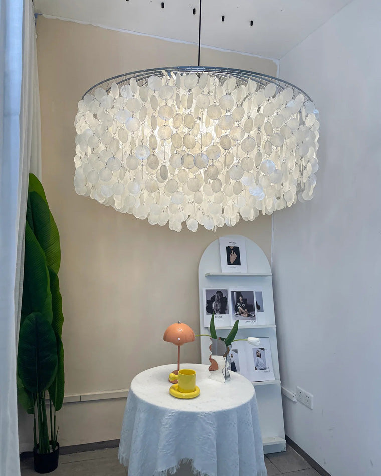 WOMO Mother of Pearl Chandelier-WM2346
