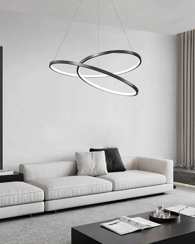 WOMO Brass Swirl Led Pendant Light-WM2354