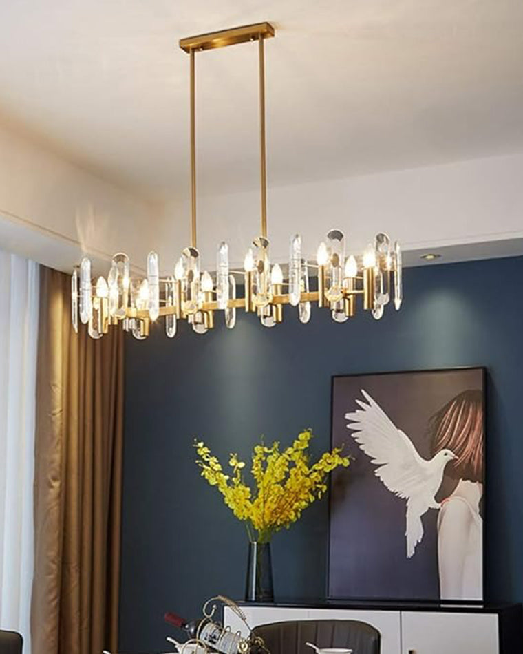 WOMO Linear Crystal Chandelier-WM2459