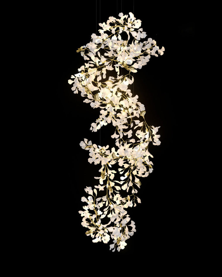WOMO Gingko Long Staircase Chandelier-WM2425