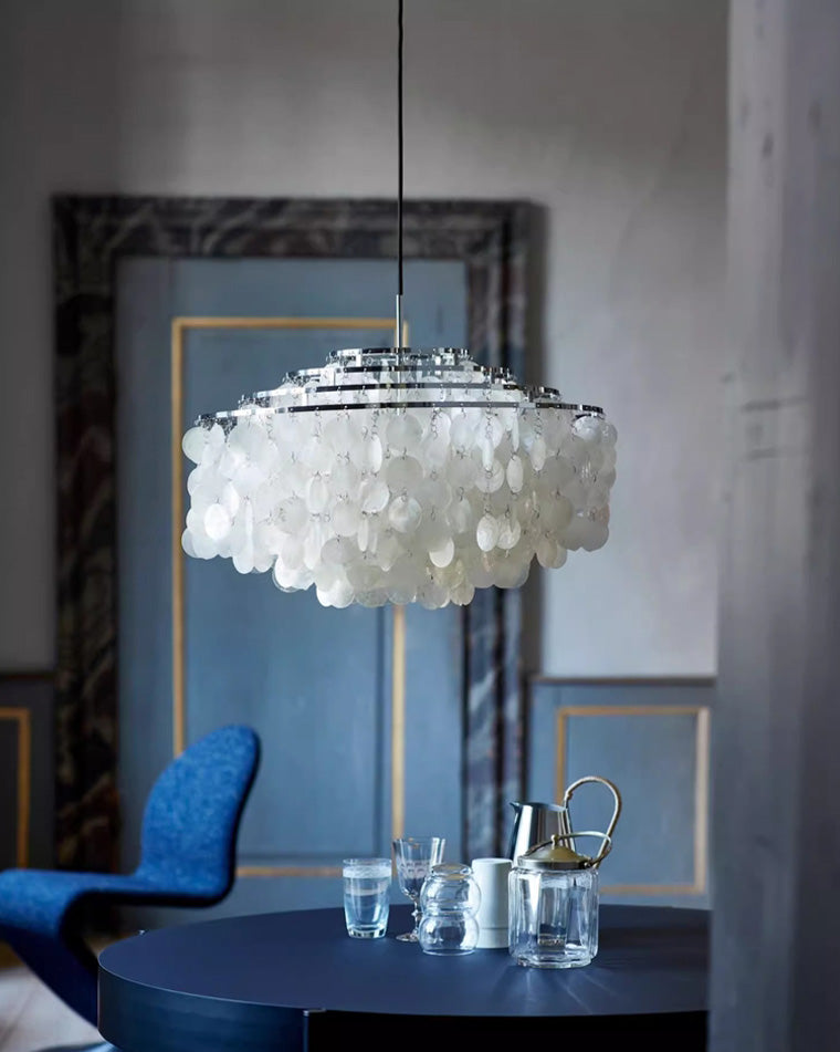 WOMO Mother of Pearl Chandelier-WM2346