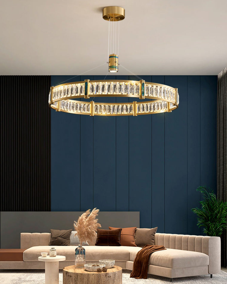 WOMO Round Glass Chandelier-WM2337