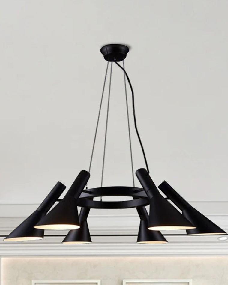 WOMO Adjustable 6 Light Cone Chandelier-WM2510