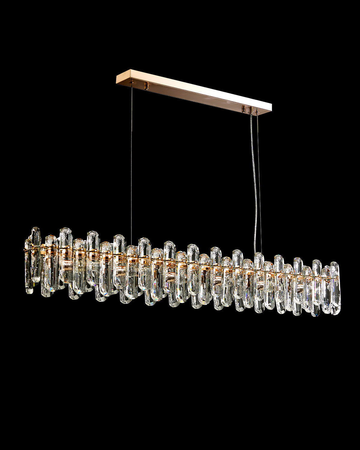WOMO Crystal Round/Linear Chandelier-WM2406
