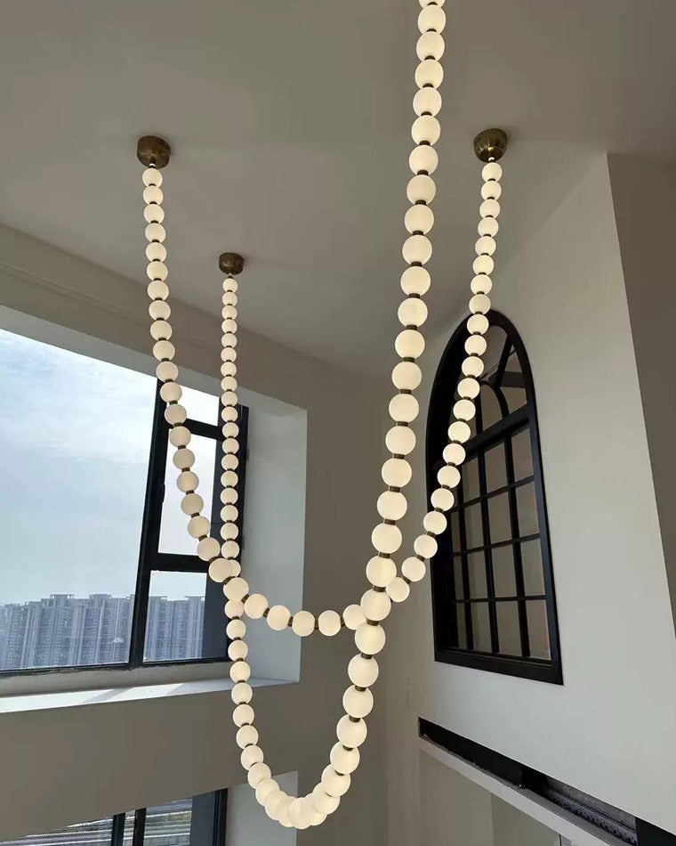 WOMO X-Pearl Necklace Chandelier-WM2805