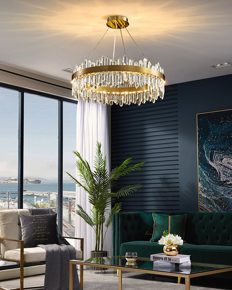 WOMO Round Crystal Chandelier-WM2488