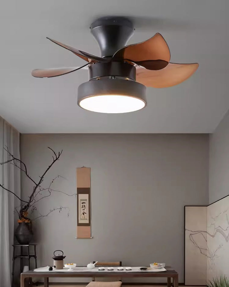 WOMO Small Low Profile Ceiling Fan Lamp-WM5095