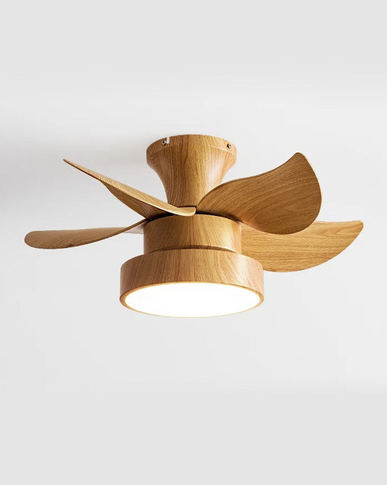 WOMO Small Low Profile Ceiling Fan Lamp-WM5095