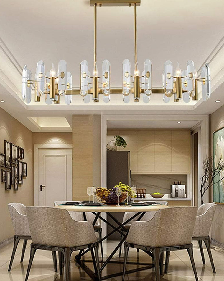 WOMO Linear Crystal Chandelier-WM2459