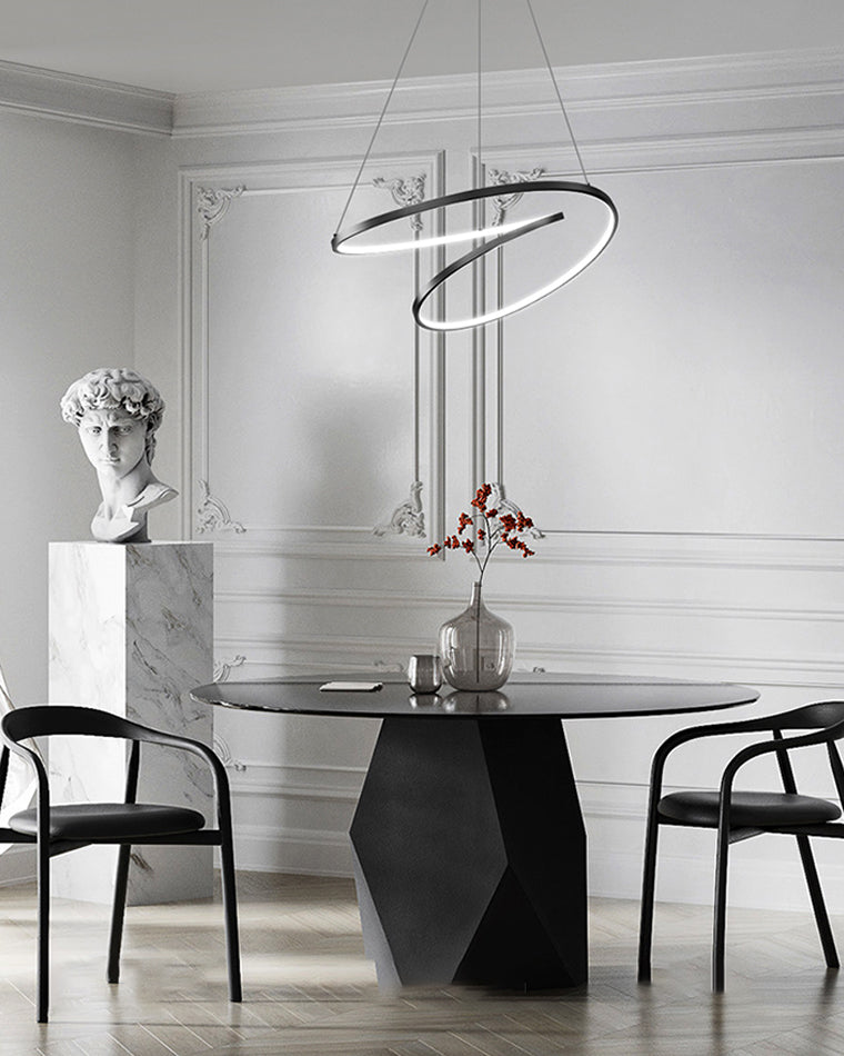 WOMO Brass Swirl Led Pendant Light-WM2354